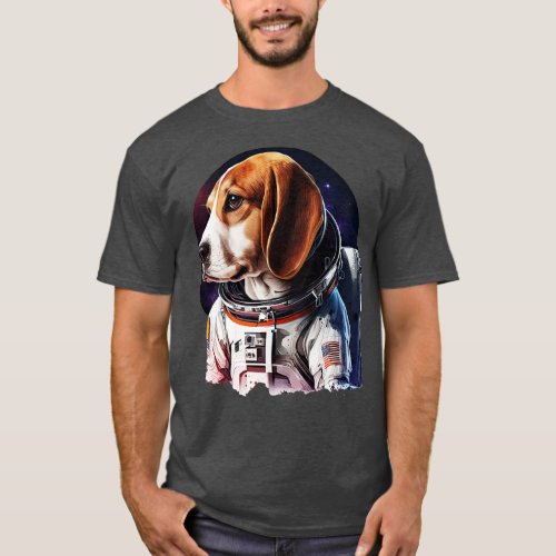 Astronaut Beagle 4 T_Shirt