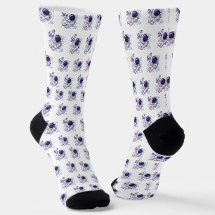 Astronaut Beautiful Designed pattern Socks