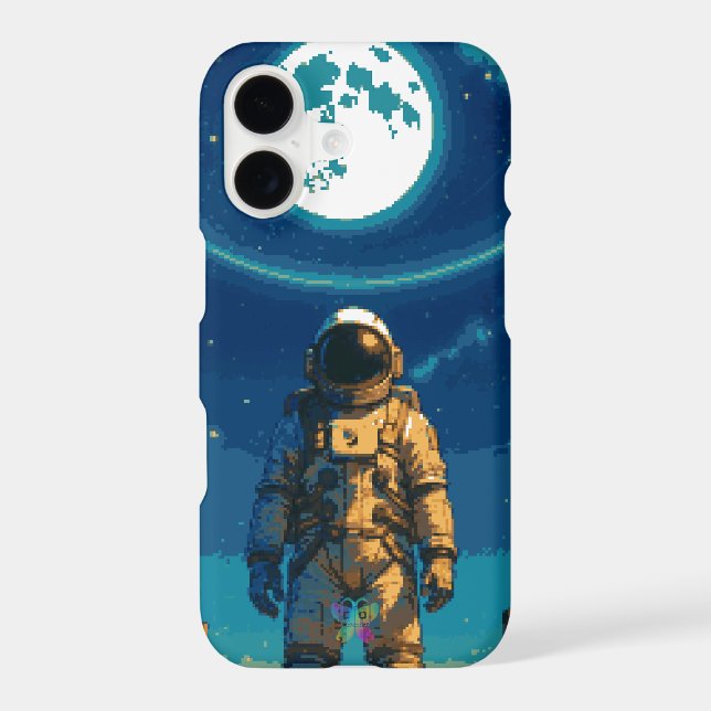 Astronaut Beneath the Celestial Gate iPhone Case (Back)