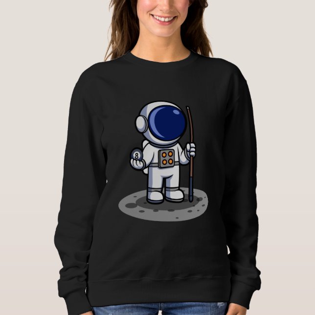 Astronaut Billiards Adventure Sweatshirt (Front)