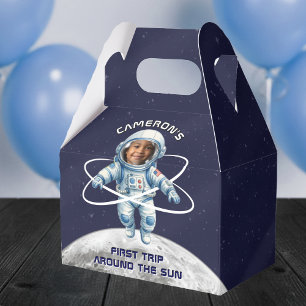 Astronaut Birthday Party 1st Trip Around the Sun Favor Boxes