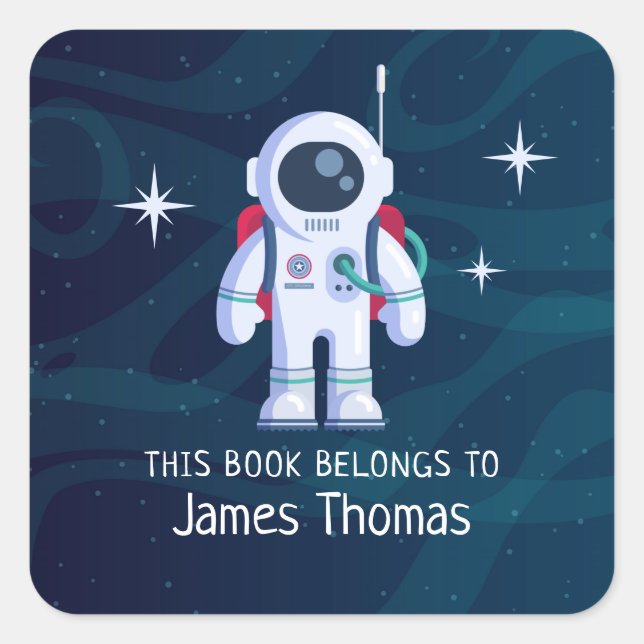 Astronaut Book Label (Front)