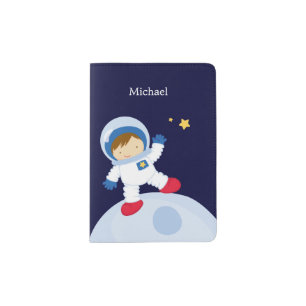 Astronaut Boy Passport Holder