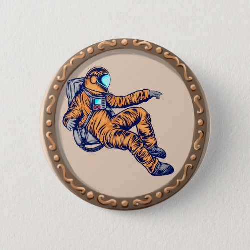 Astronaut  button