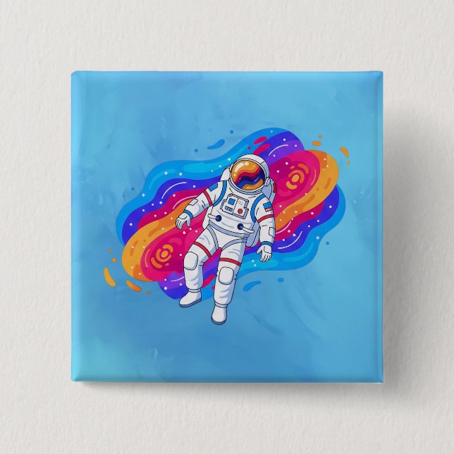 Astronaut Button (Front)