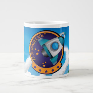 Astronaut Cadet Badge Giant Coffee Mug