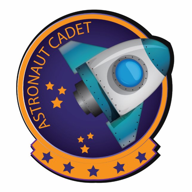 Astronaut Cadet Badge Statuette (Front)