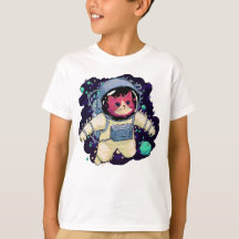 Astronaut Cat colorful