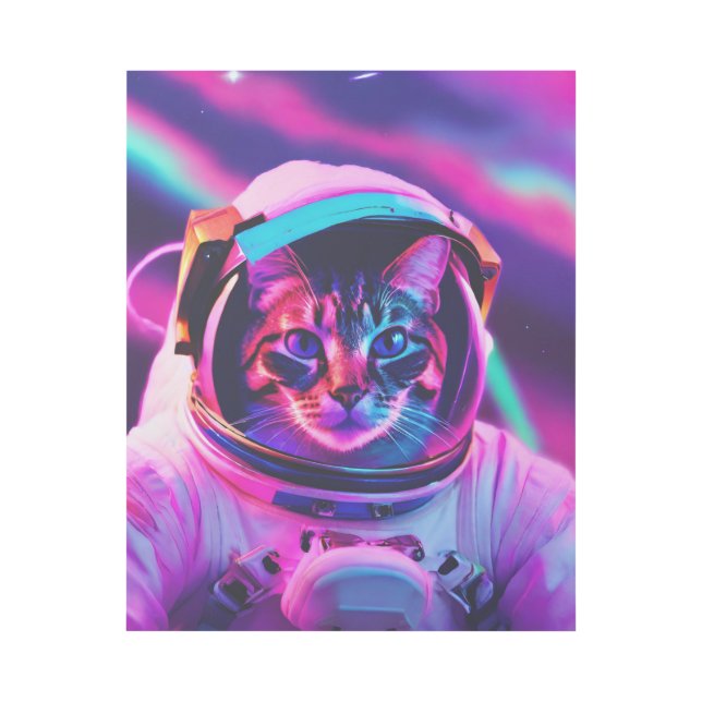 astronaut cat gallery wrap (Front)