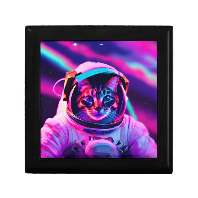 astronaut cat gift box (Front)