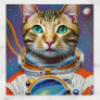 Astronaut Cat in Space Envelope Liner