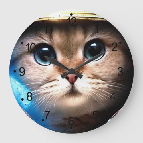 AstronautCat Large Clock