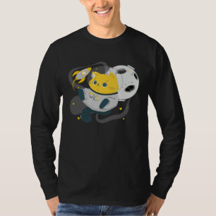 Astronaut Cat Or Space Cat On Galaxy Kitten T-Shirt