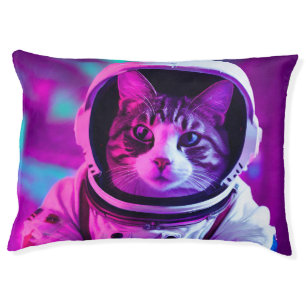 astronaut cat pet bed