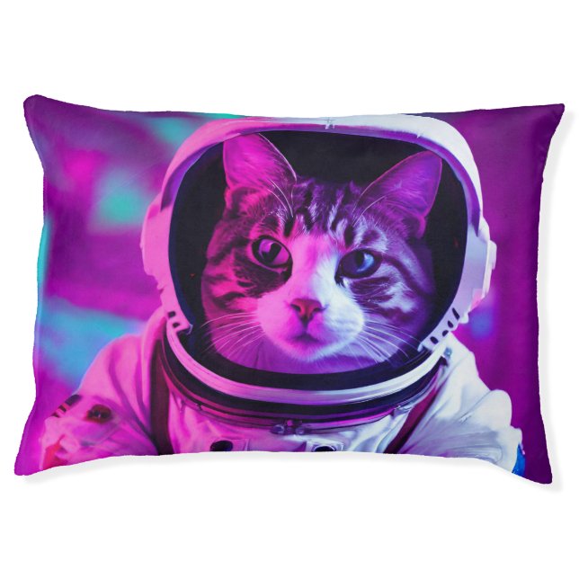 astronaut cat pet bed (Front)