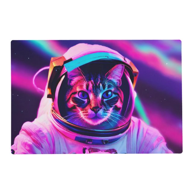 astronaut cat placemat (Front)