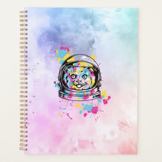 Astronaut Cat Planner (Front)