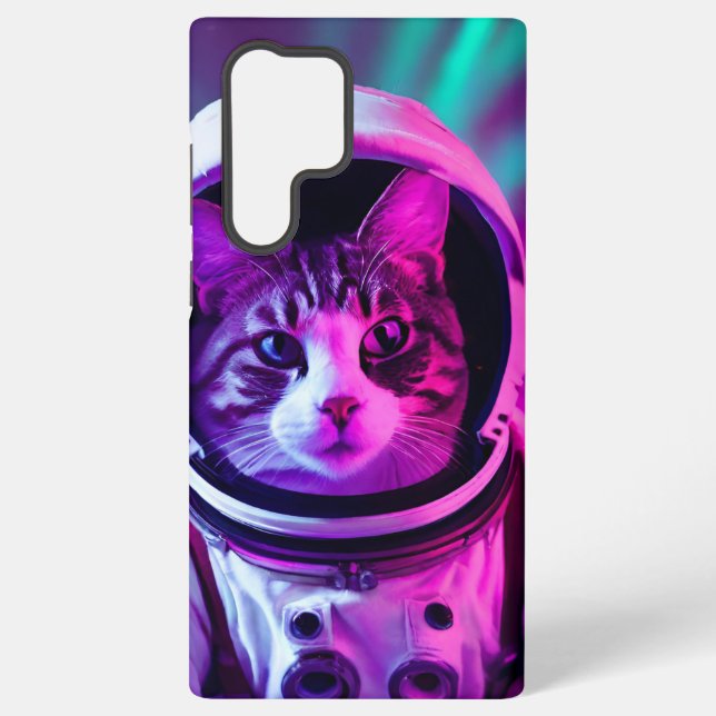 astronaut cat samsung galaxy case (Back)