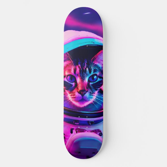 astronaut cat skateboard (Front)