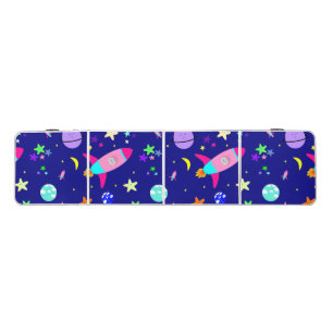 astronaut cat spaceship galaxy beer pong table