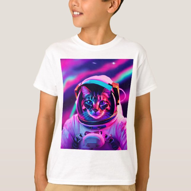 astronaut cat T-Shirt (Front)