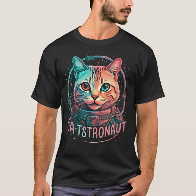 Astronaut Cat T-Shirt (Front)