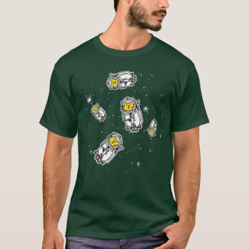 Astronaut Cats Need Space T_Shirt