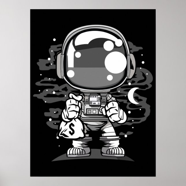 Astronaut Chibi Poster (Front)