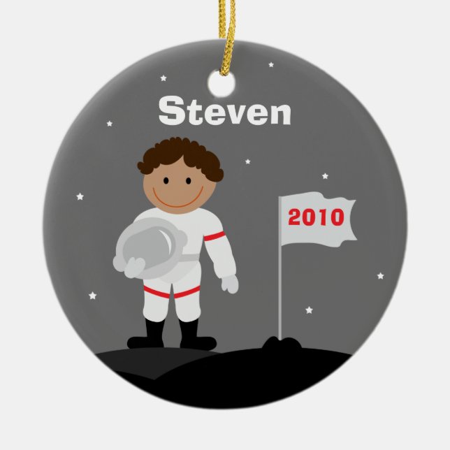 Astronaut Christmas Ornament (Front)