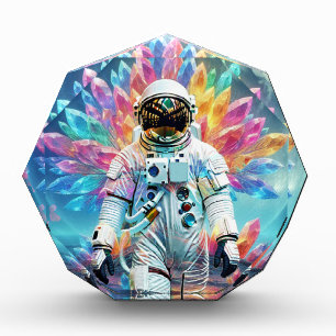 Astronaut Crystal Dream Acrylic Award