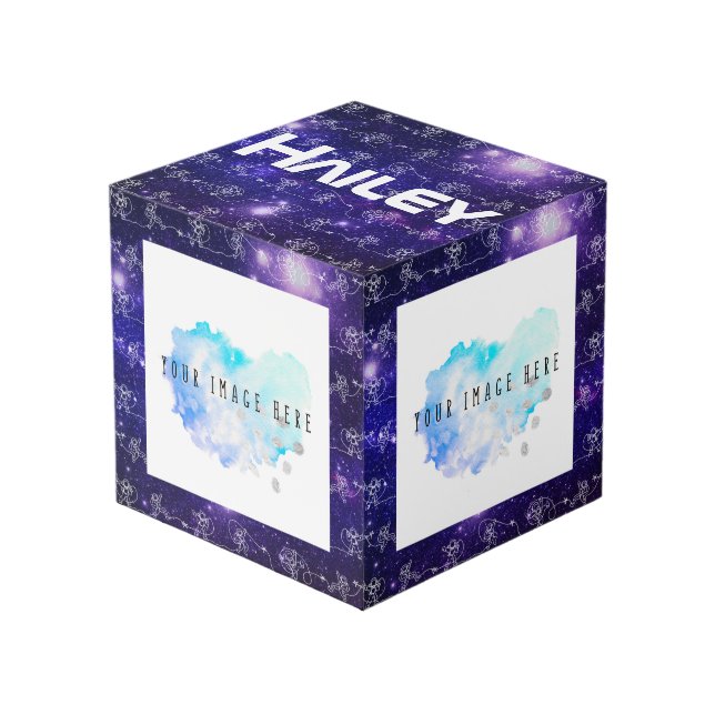 Astronaut Cube (Front Angled)