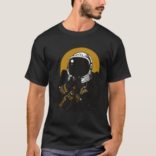 Astronaut Dee Jay Outer Space T_Shirt