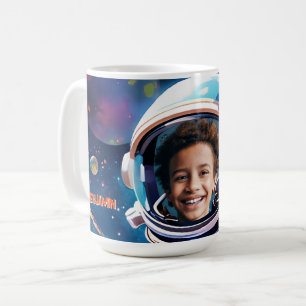 Astronaut Deep Space Sky Planets Photo Gift Coffee Mug