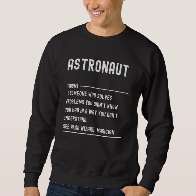 Astronaut Definition Shirts Funny Job Title (Front)