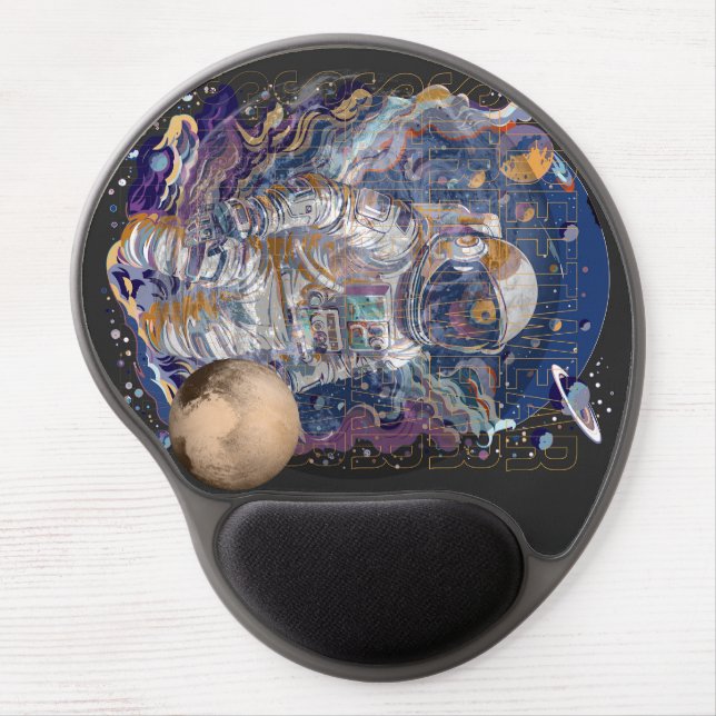 Astronaut design gel mouse pad (Front)