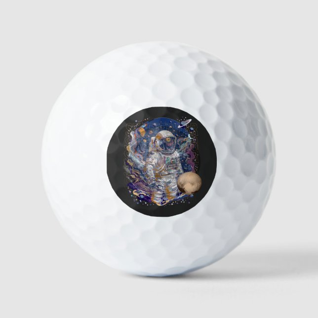 Astronaut design golf balls (Front)