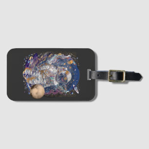 Astronaut design luggage tag