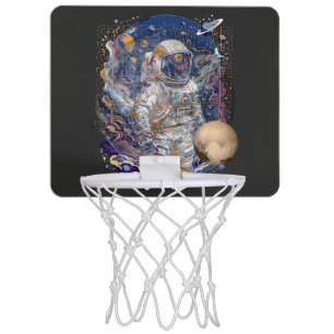 Astronaut design mini basketball hoop
