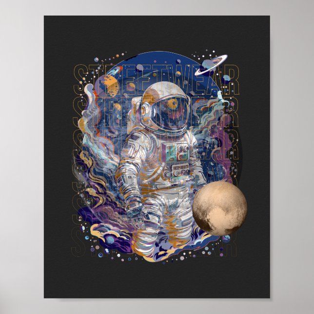 Astronaut design poster (Front)