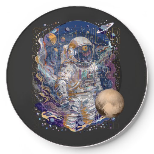 Astronaut design wireless charger