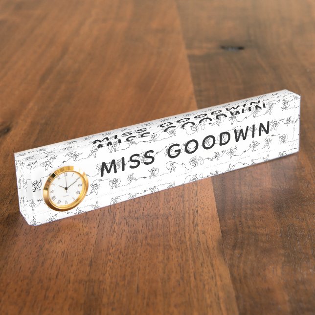 Astronaut Desk Name Plate (Side)