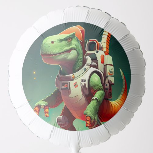 Astronaut Dinosaur Kids Balloon