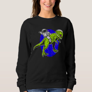 Astronaut Dinosaur Science Fiction Space Travel Sweatshirt