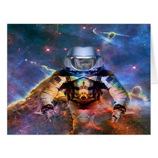 Astronaut Disintegration Cards (Front Horizontal)