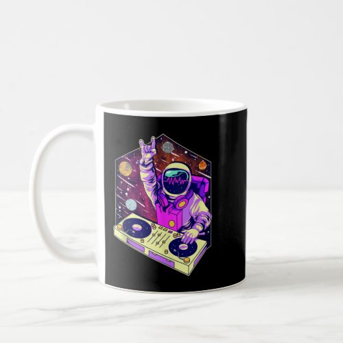 Astronaut DJ Music Psychedelic Psytrance Techno ED Coffee Mug