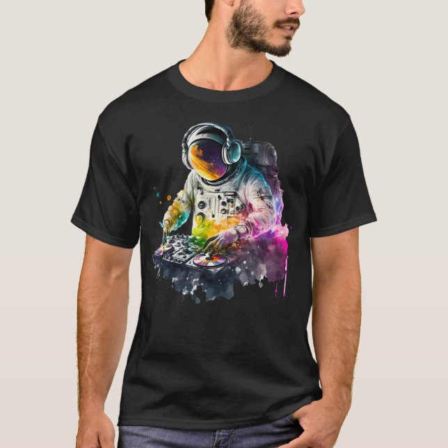Astronaut Dj T-Shirt (Front)