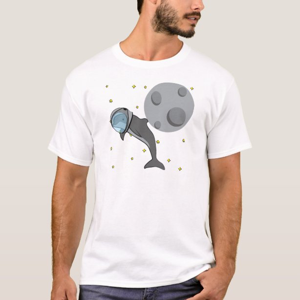 astronaut dolphin detective shirt