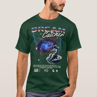 Astronaut Dreams Fishing on Lunar Surface Space Te T-Shirt