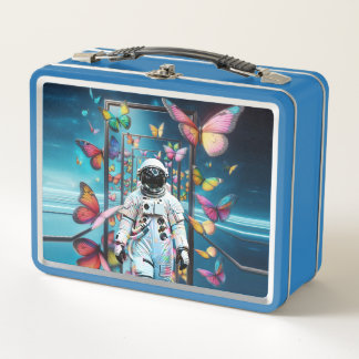 Astronaut Dreamscape Metal Lunch Box