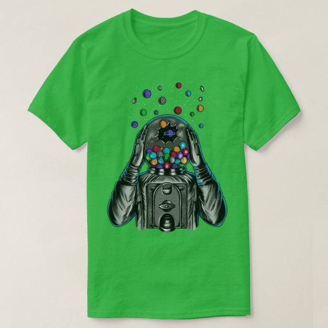 Astronaut Explotion T-Shirt (Design Front)